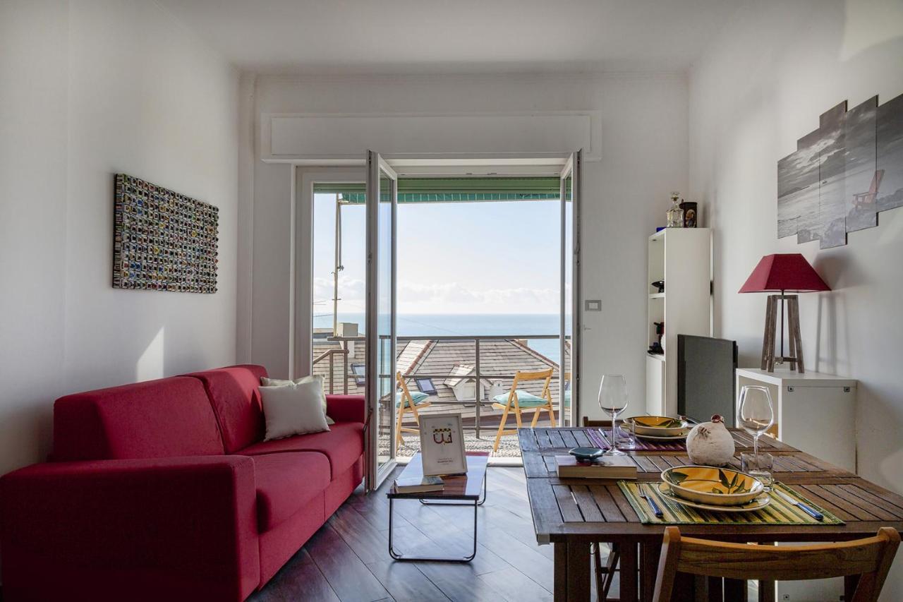 Sunset Apartment Above The Sea By Wonderful Italy Bogliasco Exterior photo
