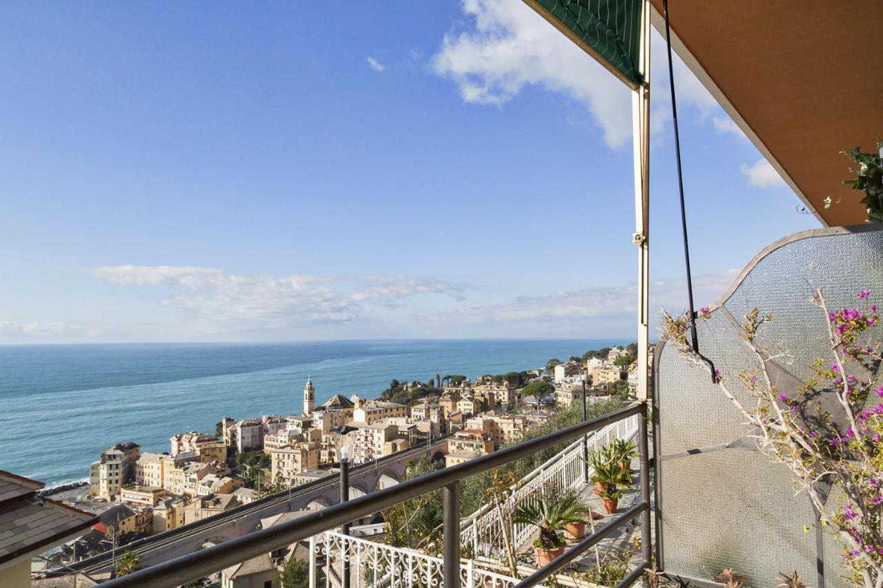 Sunset Apartment Above The Sea By Wonderful Italy Bogliasco Exterior photo